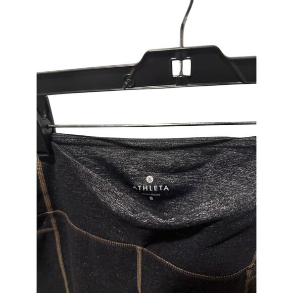 Athleta Luma Chaturanga Women’s Capri Leggings – Size Small – Gray/Black - Picture 3 of 5